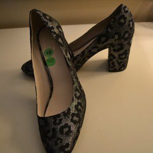 Cole Haan Women Size 10 Brocade Block Heel Pump